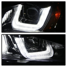 Load image into Gallery viewer, Spyder Volkswagen Golf VII 14-16 Projector Headlights DRL LED Blk Stripe Blk PRO-YD-VG15-BLK-DRL-BK - Black Ops Auto Works