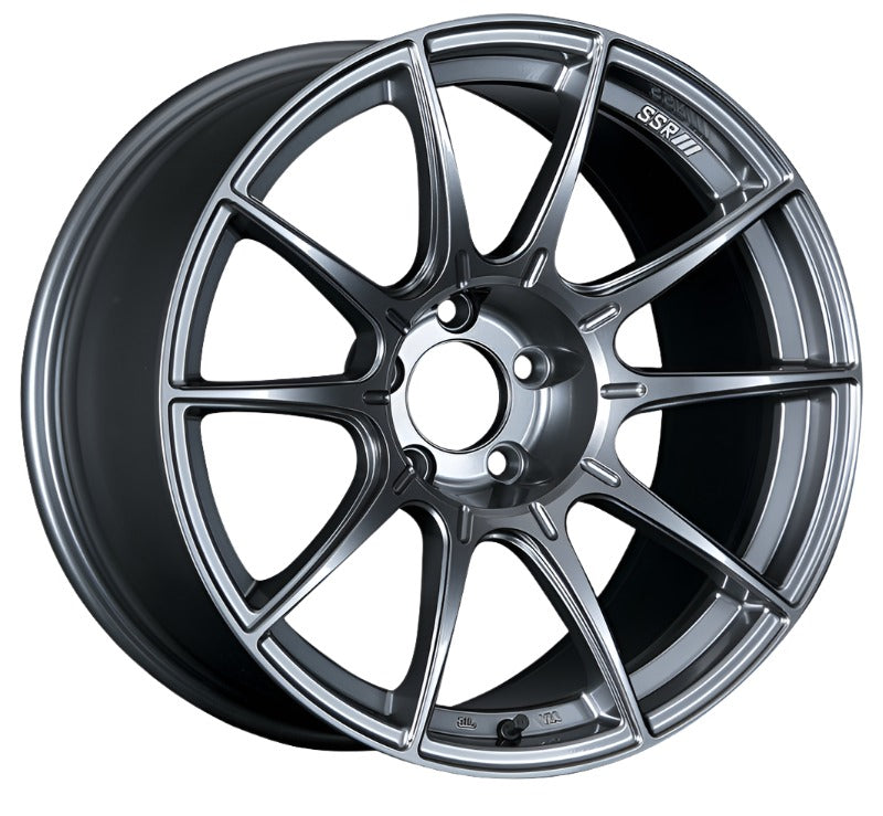 SSR GTX01 18x10.5 5x114.3 15mm Offset Dark Silver Wheel Evo X / G35 / 350z / 370z - SSR XA18105+1505GDK