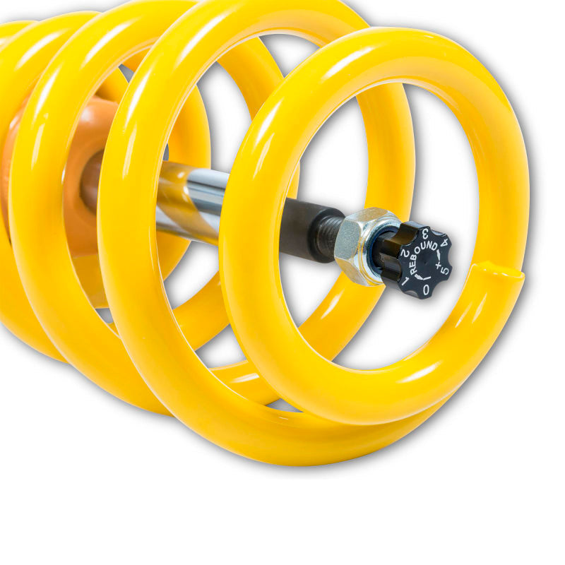 Close-up of 16-way rebound adjustment knob