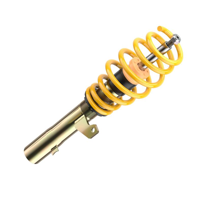 ST X coilover, full length angled view showing spring and mounting bracket