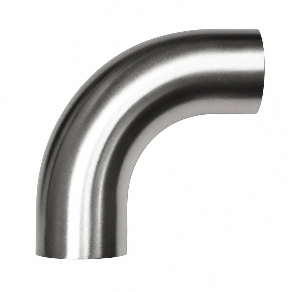 Stainless Bros 1.50in Diameter 1.5D / 2.25in CLR 90 Degree Bend Leg Mandrel Bend - Stainless Bros 601-03856-4150