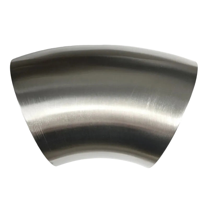 Stainless Bros 1.75 inch 45 degree 304SS mandrel bend elbow no leg