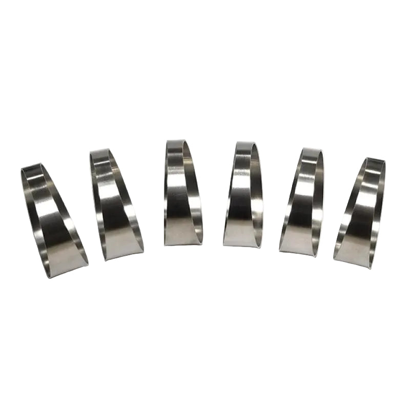 Stainless Bros Stainless Bros 1.75in x 1D/1.75in CLR Tight Radius 16 Gauge Pie Cut - 6pk