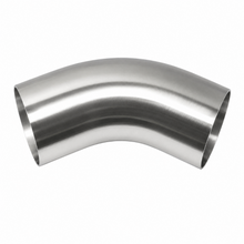 Load image into Gallery viewer, Stainless Bros Stainless Bros 1.88in Diameter 1D / 1.88in CLR 16GA 45 Degree Mandrel Bend w/ Leg