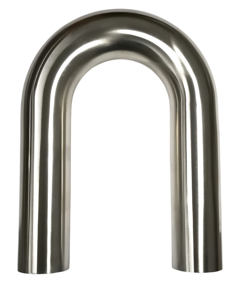 Stainless Bros 2.0in Diameter 1.5D / 3in CLR 180 Degree Bend 6in Leg / 6in Leg Mandrel Bend - Black Ops Auto Works