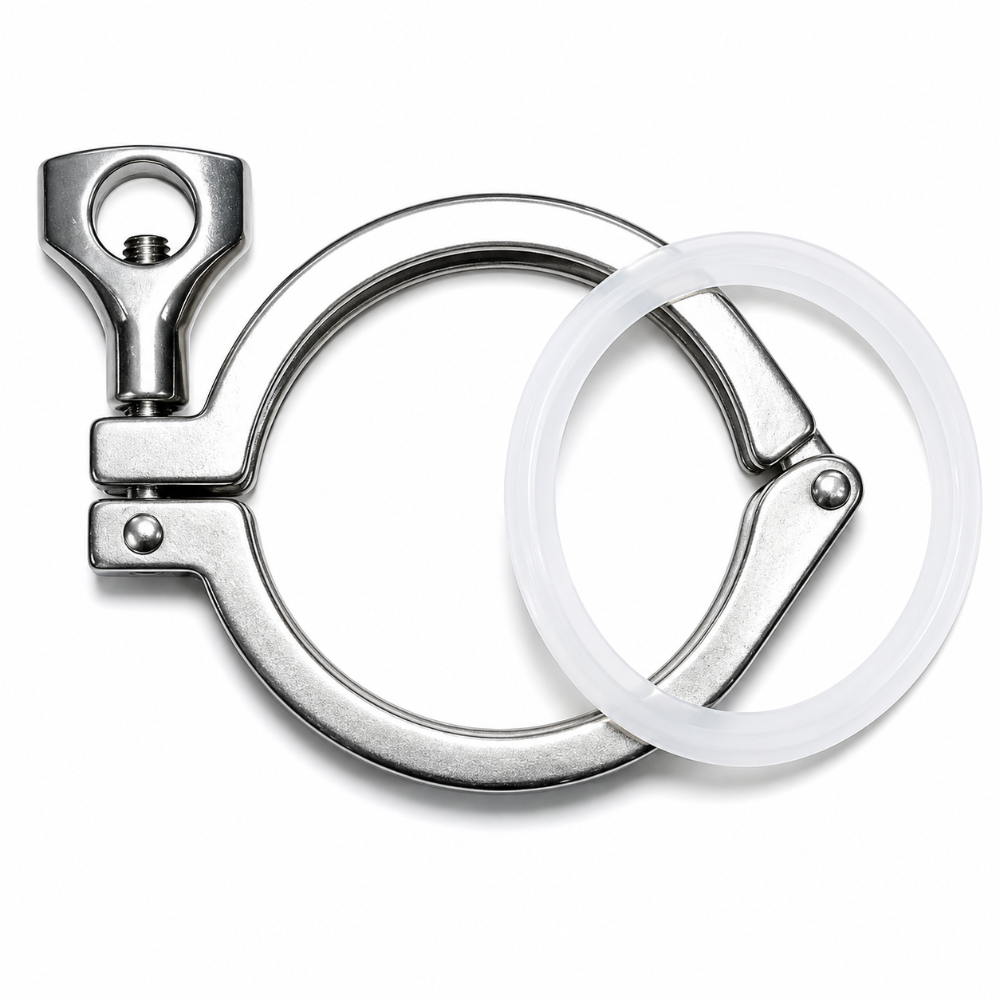 Stainless Bros 3 inch stainless steel fit-up clamp for exhaust fabrication