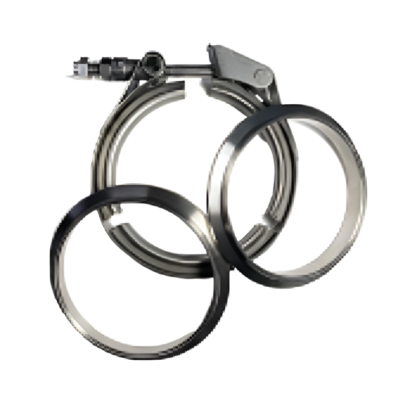Stainless Bros 3.0in SS304 V-Band Quick Release Clamp Assembly (2 Flanges/1 Clamp) - Black Ops Auto Works