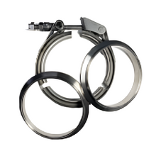 Load image into Gallery viewer, Stainless Bros 3.0in SS304 V-Band Quick Release Clamp Assembly (2 Flanges/1 Clamp) - Black Ops Auto Works