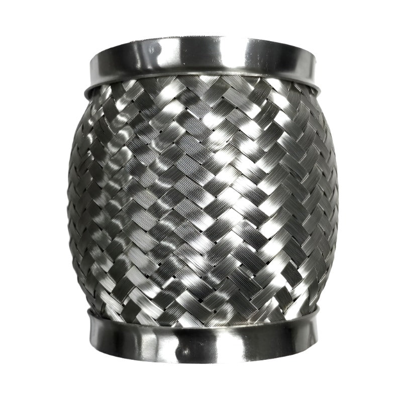 Stainless Bros 3.0in x 4in OAL 304SS Flex Joint w/ Interlock Liner - Black Ops Auto Works