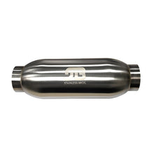 Load image into Gallery viewer, Stainless Bros 4in Body x 18in Length 3in Inlet/Outlet Bullet Resonator - Black Ops Auto Works