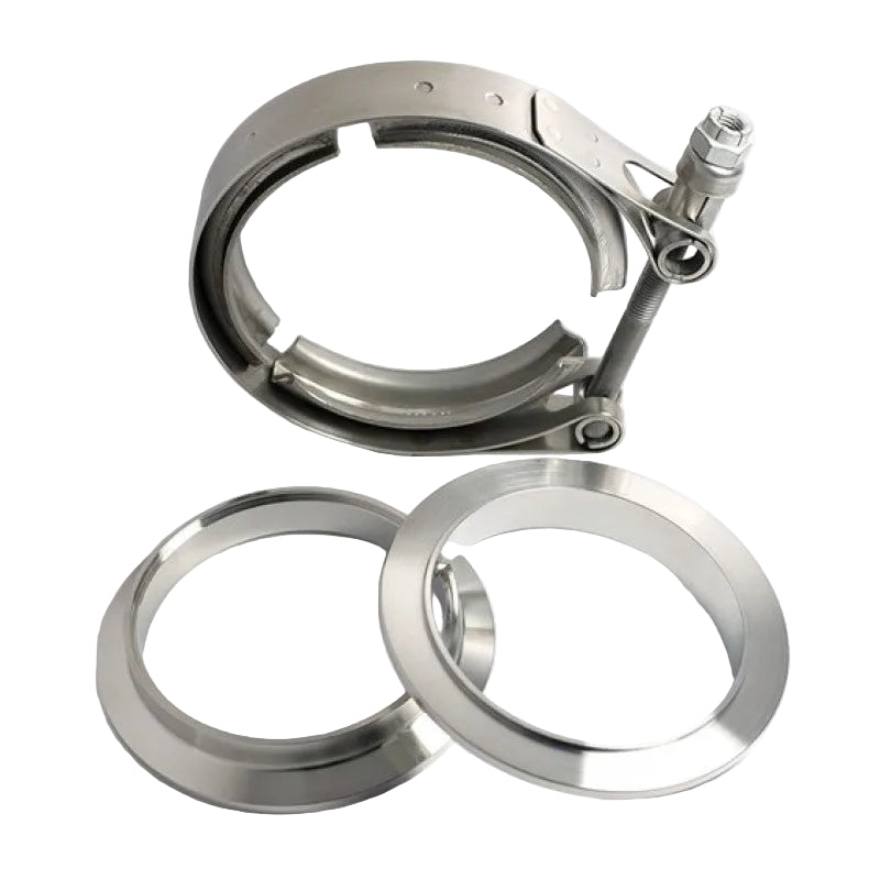 Stainless Bros 2 inch SS304 V-band assembly with two flanges and clamp