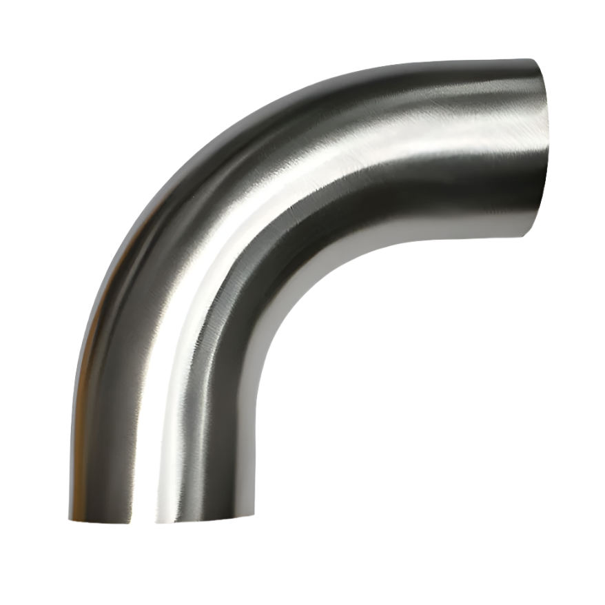 Stainless Bros 3.5in Diameter 1.5D / 5.25in CLR 45 Degree Bend 16GA Wall - Leg - Black Ops Auto Works
