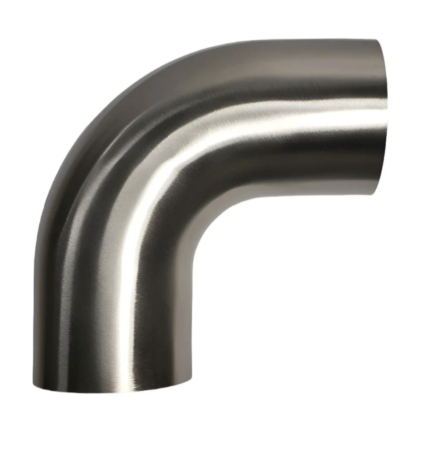 Stainless Bros 4in Diameter 1.5D / 6in CLR 90 Degree Bend Leg Mandrel Bend - Black Ops Auto Works