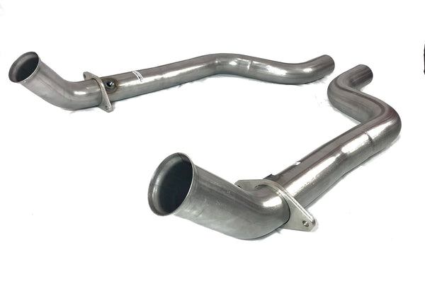 Stainless Mid Pipe System for 15-22 Dodge Challenger/Charger 6.2L/6.4L - Black Ops Auto Works