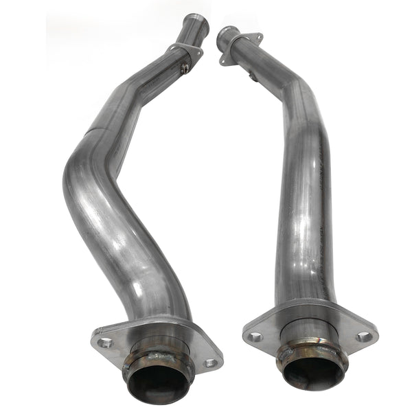 Stainless Mid Pipe System For 2018-21 Jeep TrackHawk 6.2L, 2012+ SRT8 Jeep 6.4L - Black Ops Auto Works