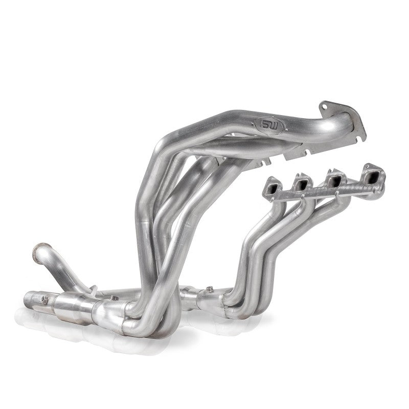 Stainless Works 11-18 Ford F-250/F-350 6.2L Headers 1-7/8in Primaries 3in Collectors High Flow Cats - Black Ops Auto Works