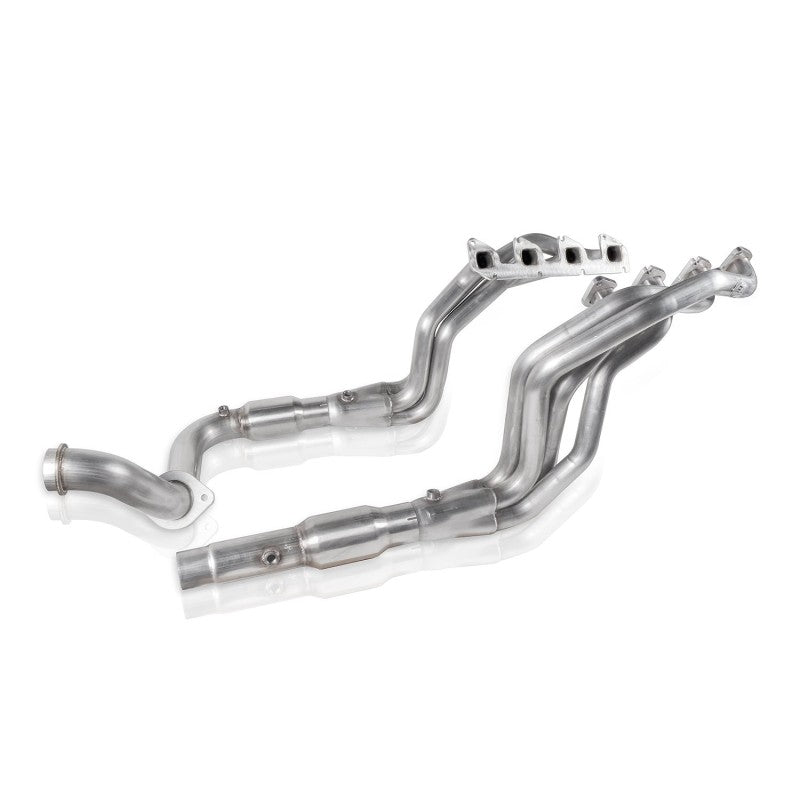 Stainless Works 11-18 Ford F-250/F-350 6.2L Headers 1-7/8in Primaries 3in Collectors High Flow Cats - Black Ops Auto Works