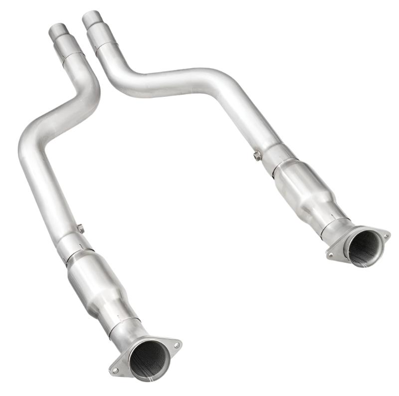 Stainless Works 15-21 Dodge Challenger/Charger 6.2L/6.4L High-Flow Catted Midpipe Kit 3in - Black Ops Auto Works