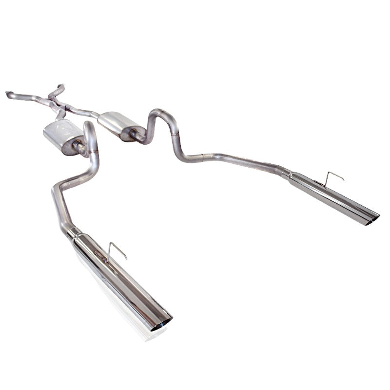 Stainless Works 2003-11 Crown Victoria/Grand Marquis 4.6L 2-1/2in Exhaust Chambered Mufflers - Black Ops Auto Works