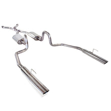 Load image into Gallery viewer, Stainless Works 2003-11 Crown Victoria/Grand Marquis 4.6L 2-1/2in Exhaust Chambered Mufflers - Black Ops Auto Works