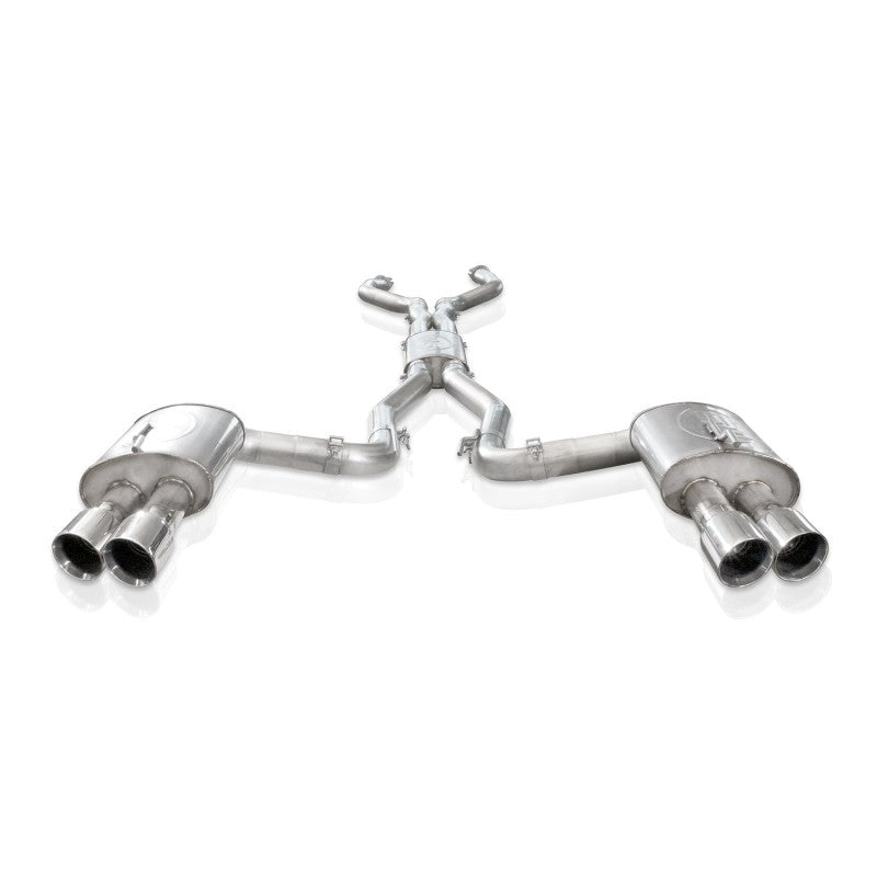 Stainless Works 2008-09 Pontiac G8 GT 3in Catback Systemt X-Pipe Turbo Chambered Muffler 3.5in Tips - Black Ops Auto Works