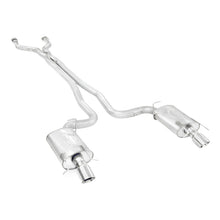 Load image into Gallery viewer, Stainless Works 2009-15 Cadillac CTS-V Sedan 3in Catback System X-Pipe S-Tube Mufflers 4in Tips - Black Ops Auto Works