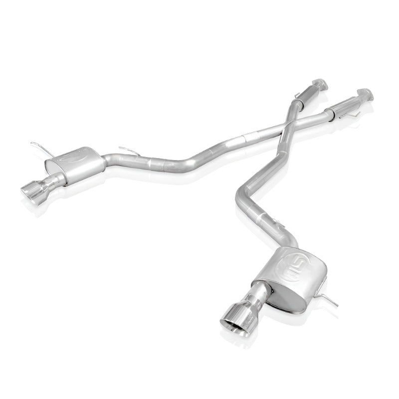 Stainless Works 2012-17 Jeep Grand Cherokee 6.4L Catback S-Tube Mufflers X-Pipe - Black Ops Auto Works