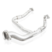 Load image into Gallery viewer, Stainless Works 2015-16 F150 2.7L Downpipe 3in High-Flow Cats Y-Pipe Factory Connection - Black Ops Auto Works