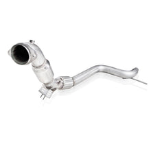 Load image into Gallery viewer, Stainless Works 2015-16 Mustang Downpipe 3in High-Flow Cats Factory Connection - Black Ops Auto Works