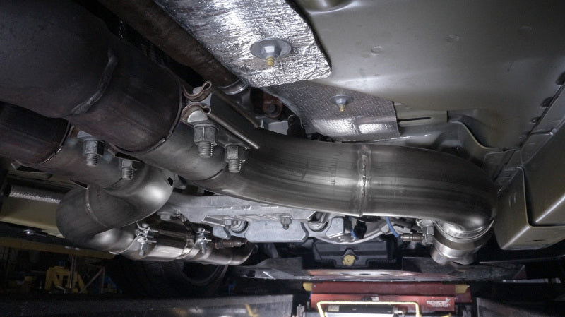 Stainless Works 2015+ Ford GT350 Headers 1-7/8in Primaries High-Flow Cats 3in Collectors - Black Ops Auto Works
