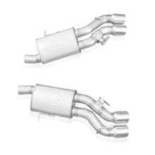 Load image into Gallery viewer, Stainless Works 2016-18 Cadillac CTS-V Sedan Axleback System Dual-Mode Turbo Mufflers 4in Tips - Black Ops Auto Works