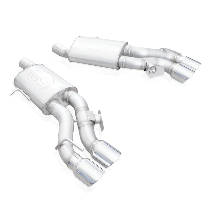 Stainless Works 2016-18 Cadillac CTS-V Sedan Axleback System Dual-Mode Turbo Mufflers 4in Tips - Black Ops Auto Works