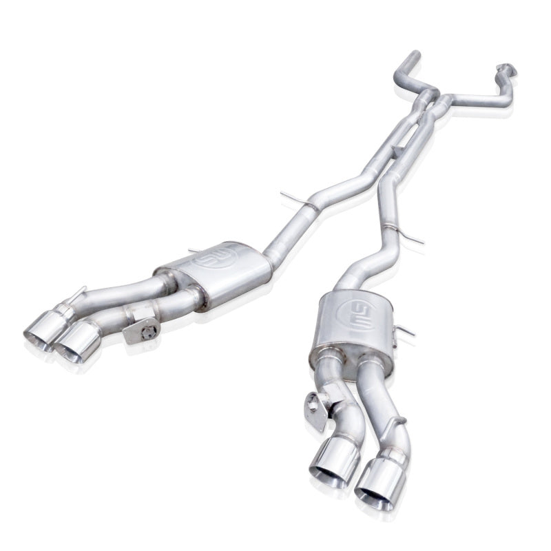 Stainless Works 2016-18 Cadillac CTS-V Sedan Catback System Resonated X-Pipe Dual-Mode Mufflers - Black Ops Auto Works