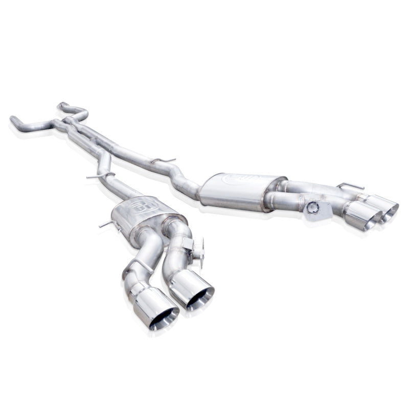Stainless Works 2016-18 Cadillac CTS-V Sedan Catback System Resonated X-Pipe Dual-Mode Mufflers - Black Ops Auto Works