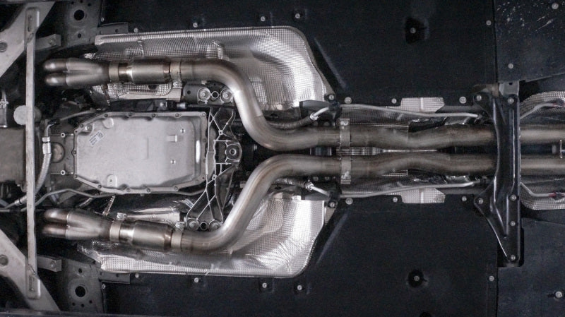 Stainless Works 2016-18 Cadillac CTS-V Sedan Headers 2in Primaries 3in Catted Leads Into X-Pipe - Black Ops Auto Works
