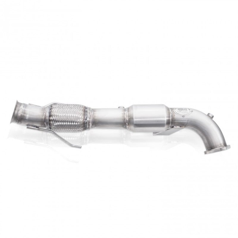 Stainless Works 2016-18 Ford Focus RS 3in High-Flow Cats Downpipe Factory Connection Stainless Works SSWFCRS16DPCAT