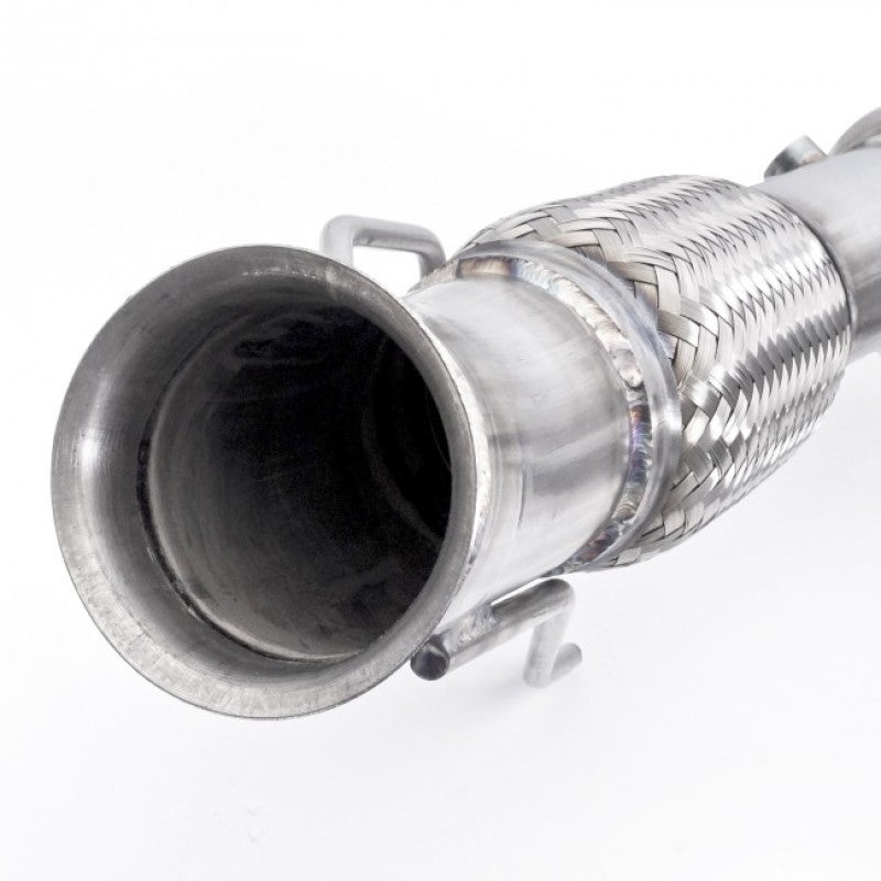 Stainless Works 2016-18 Ford Focus RS 3in High-Flow Cats Downpipe Factory Connection Stainless Works SSWFCRS16DPCAT