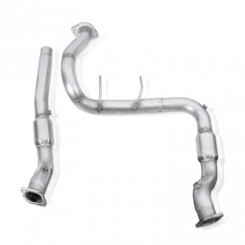 Stainless Works 2017 F-150 Raptor 3.5L 3in Downpipe High-Flow Cats Factory Connection - Black Ops Auto Works