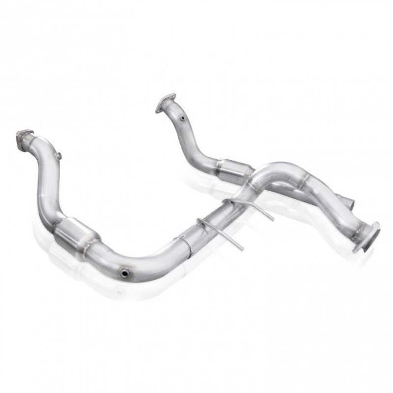 Stainless Works 2017 F-150 Raptor 3.5L 3in Downpipe High-Flow Cats Factory Connection - Black Ops Auto Works