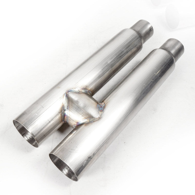 Stainless Works 2018+ Ford Mustang GT 3in Redline Series Catback H-Pipe w/Active Valves & Quad Tips - Black Ops Auto Works