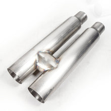 Load image into Gallery viewer, Stainless Works 2018+ Ford Mustang GT 3in Redline Series Catback H-Pipe w/Active Valves &amp; Quad Tips - Black Ops Auto Works