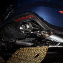 Load image into Gallery viewer, Stainless Works 2018+ Ford Mustang GT 3in Redline Series Catback H-Pipe w/Active Valves &amp; Quad Tips - Black Ops Auto Works