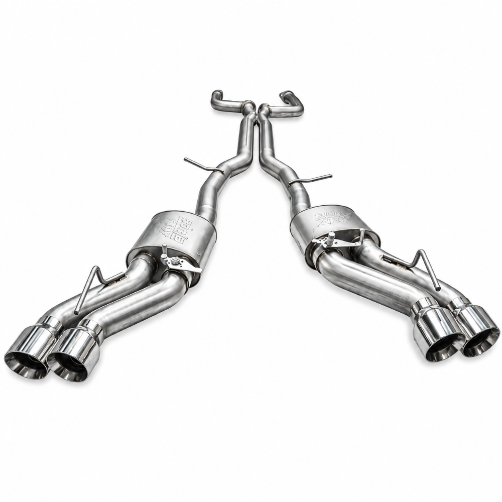 Stainless Works cat-back exhaust system with polished tips for Cadillac CT5-V Blackwing