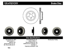 Load image into Gallery viewer, Stoptech 06-08 Subaru Legacy Wagon/Sedan 2.5i Front Cyro Performance Rotor - Black Ops Auto Works