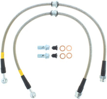 Load image into Gallery viewer, StopTech 06-12 Mitsubishi Eclipse Stainless Steel Front Brake Lines - Black Ops Auto Works