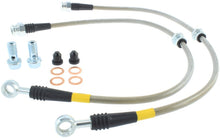 Load image into Gallery viewer, StopTech 06-12 Mitsubishi Eclipse Stainless Steel Front Brake Lines - Black Ops Auto Works