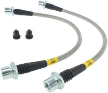 Load image into Gallery viewer, StopTech 08-12 Toyota Sequoia/07-12 Tundra Front Stainless Steel Brake Lines - Black Ops Auto Works