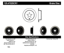 Load image into Gallery viewer, Stoptech 09-10 Subaru Forester / 08-10 Impreza/WRX Rear CRYO-STOP Rotor - Black Ops Auto Works