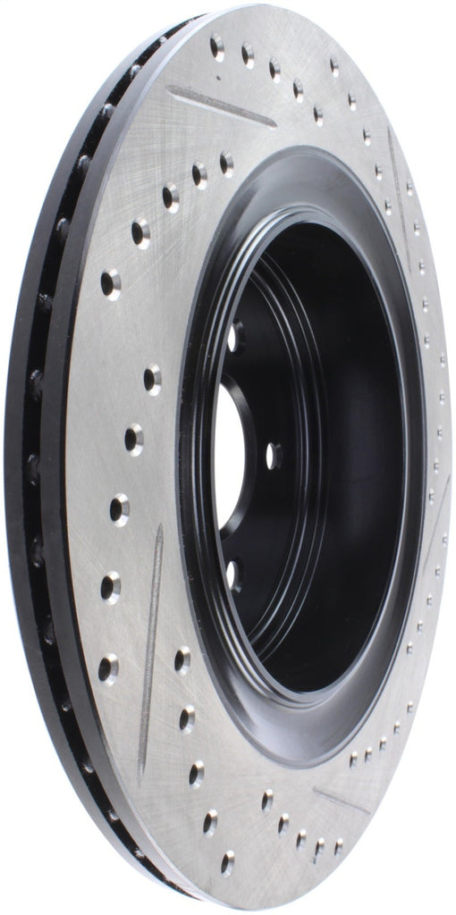 StopTech 09 Infiniti FX50 SportStop Slotted & Drilled Rear Right Rotor - Black Ops Auto Works