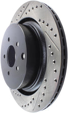 Load image into Gallery viewer, StopTech 09 Infiniti FX50 SportStop Slotted &amp; Drilled Rear Right Rotor - Black Ops Auto Works